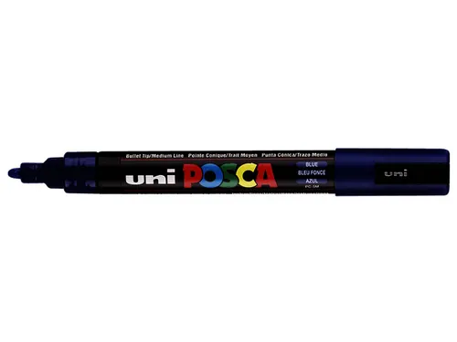 Verfstift Posca PC5M Medium Punt 1,8-2,5mm Donkerblauw