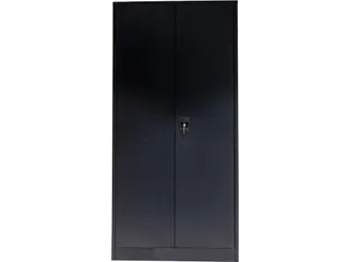 Draaideurkast 1850x900x400mm Zwart - 2