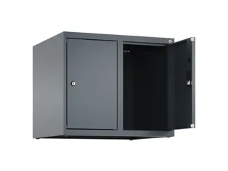 opzetkast,v. locker,2vak.,vak B 300mm,HxBxD 500x600x500mm,vleugeldeur - 2