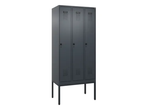 locker voor scheiding van kleding,HxBxD 2120x900x500mm,3vak