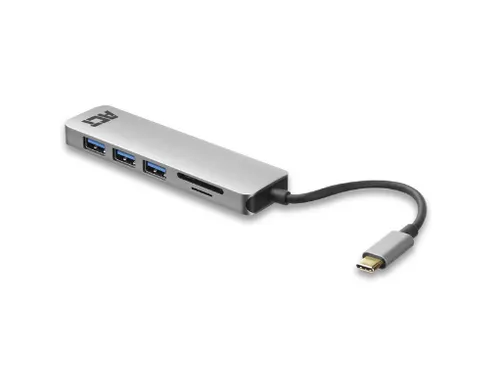 USB-C Hub 3.0 3x USB-A Cardreader PD