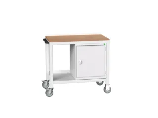 werkbank,verrijdbaar,HxBxD 930x1000x600mm,multiplexblad - 1