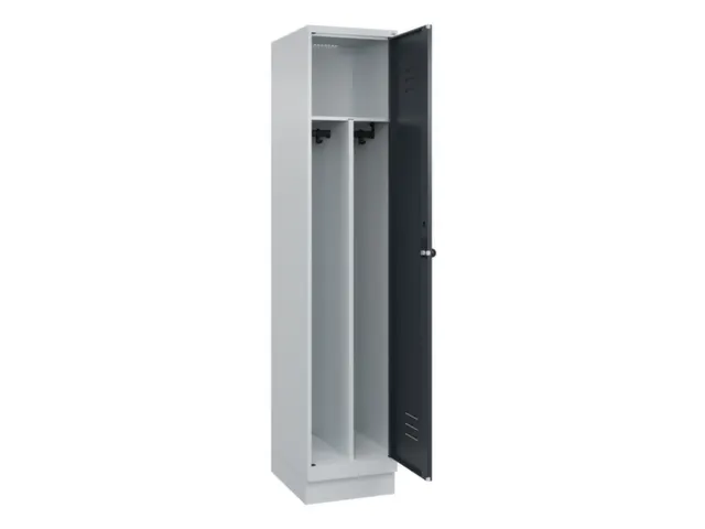 armoire vestiaire noir et blanc,HxlxP 1950x400x500mm,1compart.
