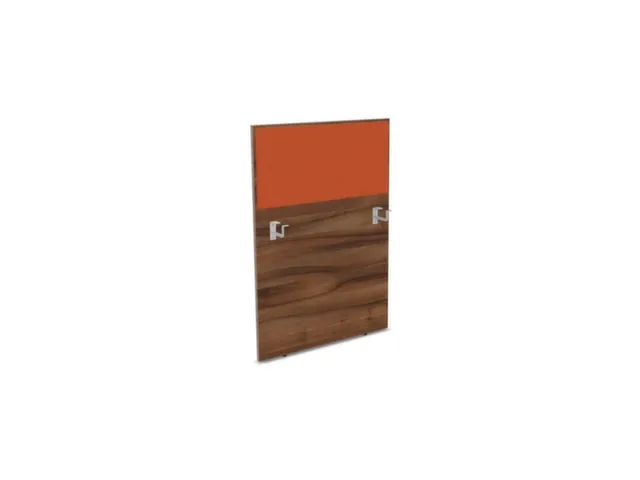baliepaneel bureau aanbouw links NP-tiepolo nut BN3012-oranje 800mm