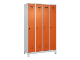 locker voor scheiding van kleding,HxBxD 1950x1200x500mm,4vak - 2