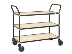 tafelwagen,draagverm. 250kg,3xhouten plaat,laadvl. LxB 950x430mm