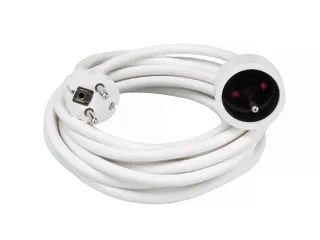 Verlengkabel - 5m - WIT - 3G1.5 - Penaarde - 3