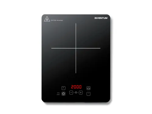 Kookplaat Inventum inductie 1 zone zwart