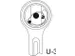 GEDORE 3293 U-3omkeerbare ratel 3/4 inch
