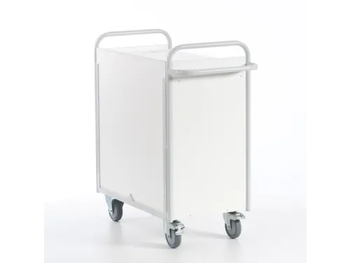 Dossierwagen 150kg 3 Etages H 1070mm 800x490mm Ral7035