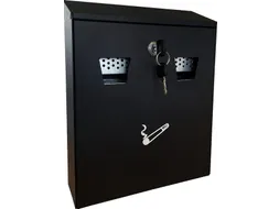 Asbak BRASQ wand 32x26cm zwart