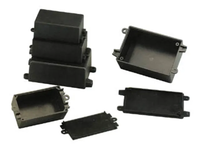 Behuizingen Met Montagegaten Zwart 82 X 57 X 31.5mm
