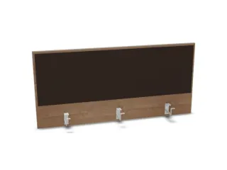opzetpaneel,v. bureau,aanbouw achter,B 1200mm,NT-cherry,BN2036-bruin - 1