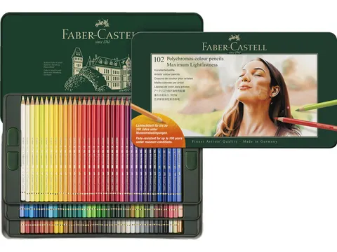 Kleurpotlood FC Polychromos Lightfast blik a 102 stuks