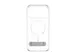 PanzerGlass CARE by Kickstand Case Transparent w. White MagSafe