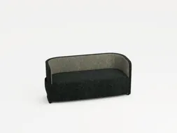 sofa,2-zits,stof antracietgrijs/lichtgrijs,HxBxD 760x1570x760mm
