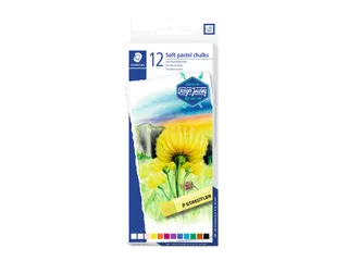Pastelkrijt Steadtler 2430 Karat Zacht assorti set à 12 stuks - 1