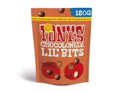 Chocolade Tony's Chocolonely Lil Bits melk karamel zeezout & cookie 15