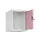opzetkast,v. locker,1vak.,vak B 400mm,HxBxD 500x400x500mm,draaigrendel