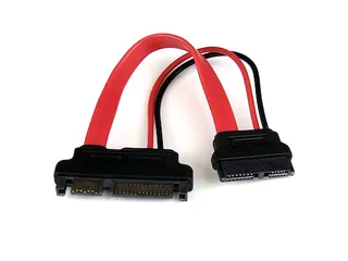 15cm Slimline SATA naar SATA Adapter met Voeding - F/M - 1