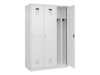 locker voor scheiding van kleding,HxBxD 1850x1200x500mm,3vak - 1