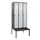 locker voor scheiding van kleding,HxBxD 2120x900x815mm,3vak