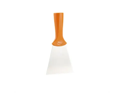 Handschraper/schroefdraad 4011-7 Oranje, Breed, Rvs Blad, 100X20