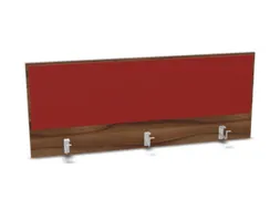 opzetpaneel bureau aanbouw achter NP-tiepolo nut BN4011-rood 1400mm