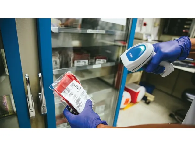 Zebra 3017127 8000T Blood Bag Deep Freeze label 105x105mm