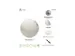 Ergoball ergonomische zitbal beige Ø 65 cm.