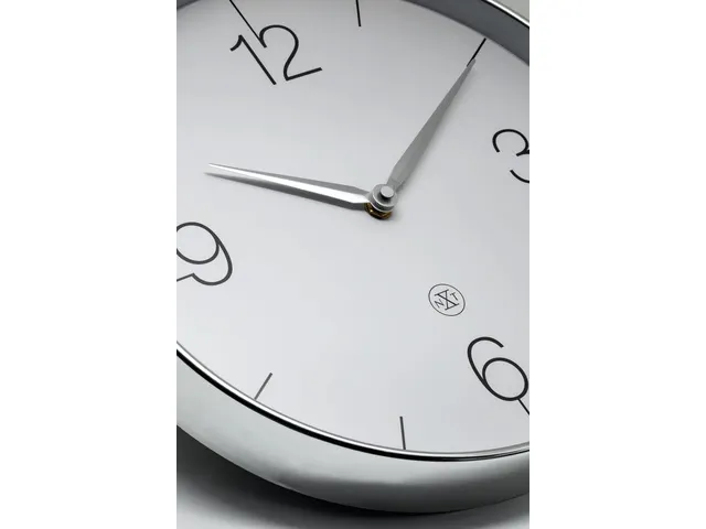 Horloge murale NeXtime Finesse Ø30,5cm argent