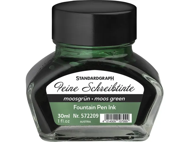 Encre calligraphique Standardgraph 30ml vert mousse