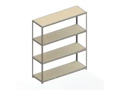 breedvakstelling,grondveld,HxBxD 2970x2504x800mm,vakl. 400kg