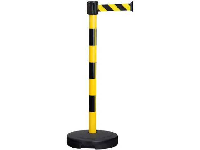 potelet à sangle a. 1sangle(s) Lxl 3m x50mm montant HxØ 950x50mm