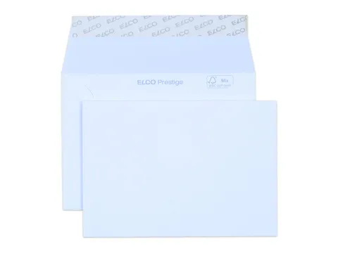 envelop Prestige C6 FSC 120 gram wit 25 stuks