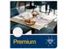 Placemat Tork Linstyle Premium 2-laags 390x300mm 100 vel wit 474401