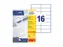 Etiket Avery Zweckform 3423 105x35mm wit 1600stuks