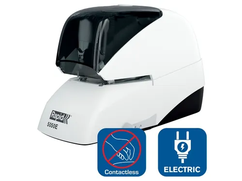 Nietmachine Rapid Elektrisch 5050E 50vel wit/zwart contactloos