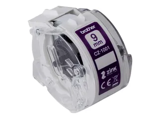 Labeletiket Brother CZ-1001 9mmX5m kleur opdruk - 3