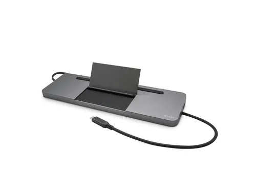 USB-C Metal Ergonomic 4K 3x Display Docking Station with Power Deliver