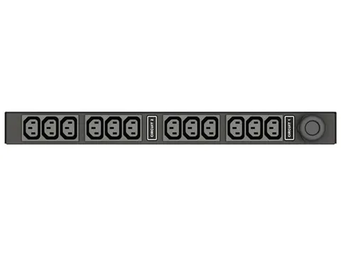 Vertiv Geist Basic, Basis, 0U/1U, Eenfasig, Horizontaal, Zwart, 12 AC-