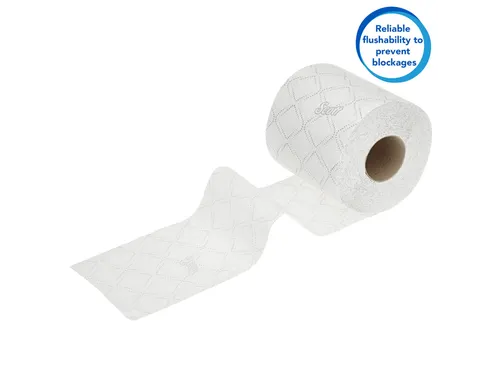 Toiletpapier Scott Essential 2-laags 350 vel wit 8519