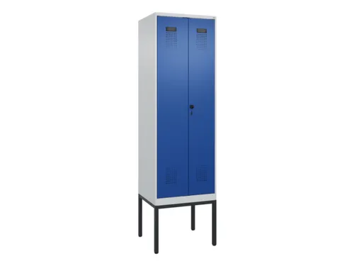 PBM-locker,HxBxD 2120x600x500mm,2vak,vak B 300mm,draaigrendel