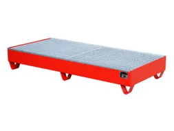 Systeem-Opvangbak Rood 3x 200l 202l 275x 1800x 800mm Rooster