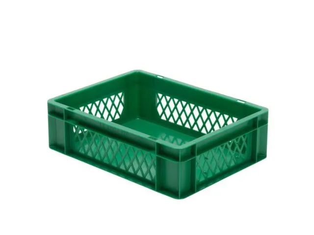 Euronorm-Stapelbak 10l H X L X B 120x400x300mm Groen