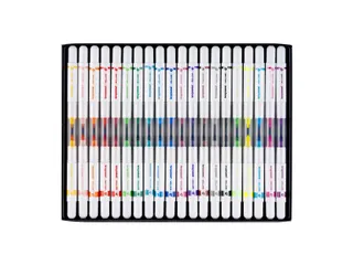 Viltstift Bruynzeel Kids Twin Point assorti 20 stuks - 3