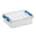 Q-line opbergbox 1L transparant blauw - 20x15x6cm