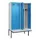 PBM-locker met bank,HxBxD 2120x1200x815mm,4vak,vak B 300mm