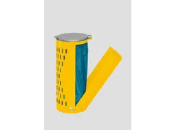 Afvalverzamelaar Geel 120 Liter 850x380x440mm Met Deur