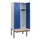locker met bank,HxBxD 1950x800x815mm,2vak,vak B 400mm,draaigrendel
